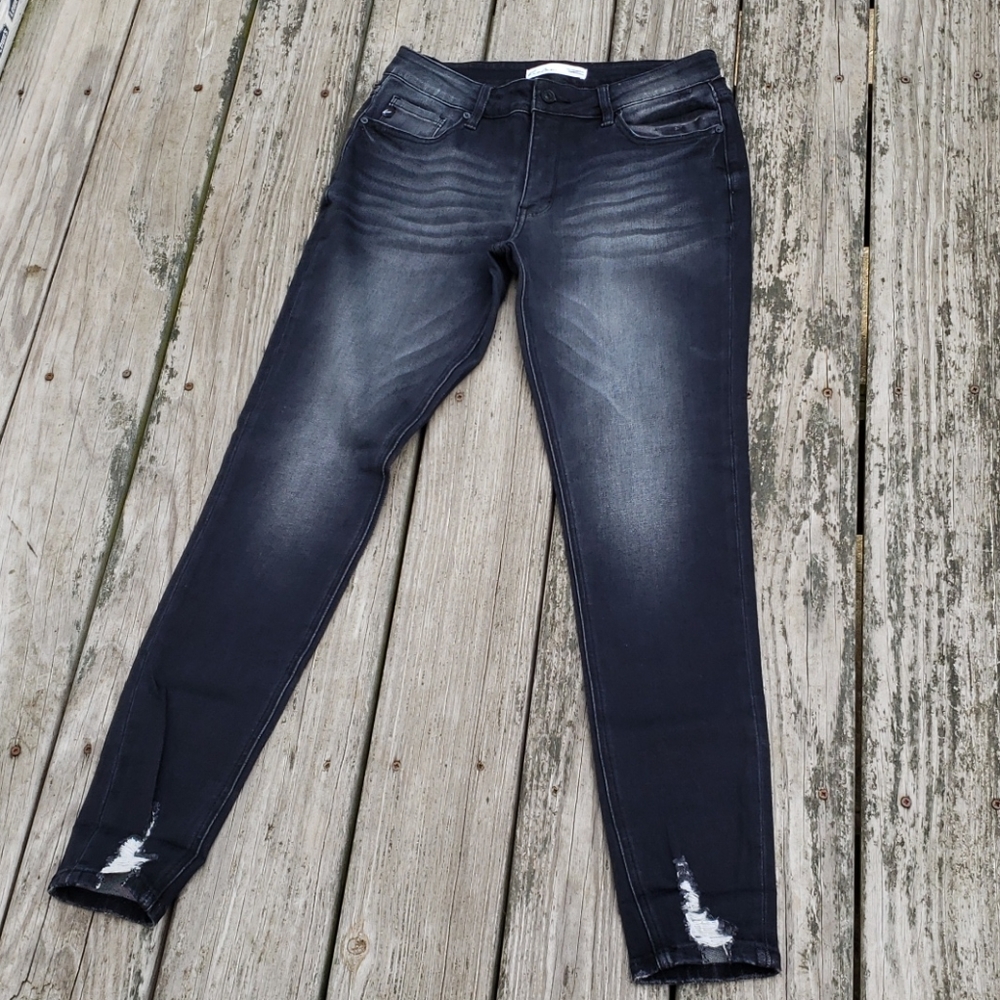 Women's Kancan Jeans size 29 ink black Maurices